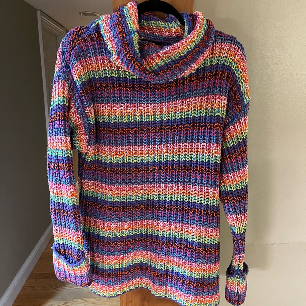 Rainbow Knitted Extra Warm Sweater
